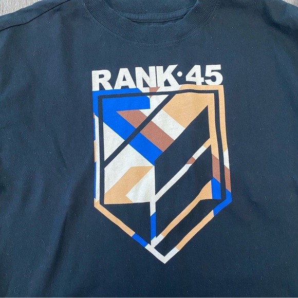 RANK-45 Black T-Shirt Men’s XS Boot Barn 100% cotton NWT - Picture 2 of 3